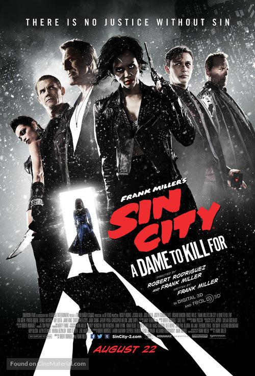 Sin City: A Dame to Kill For A2 Movie Poster-Pixel Demon
