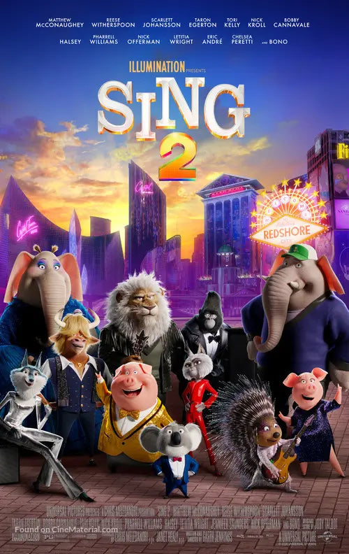 Sing 2 A2 Movie Poster-Pixel Demon
