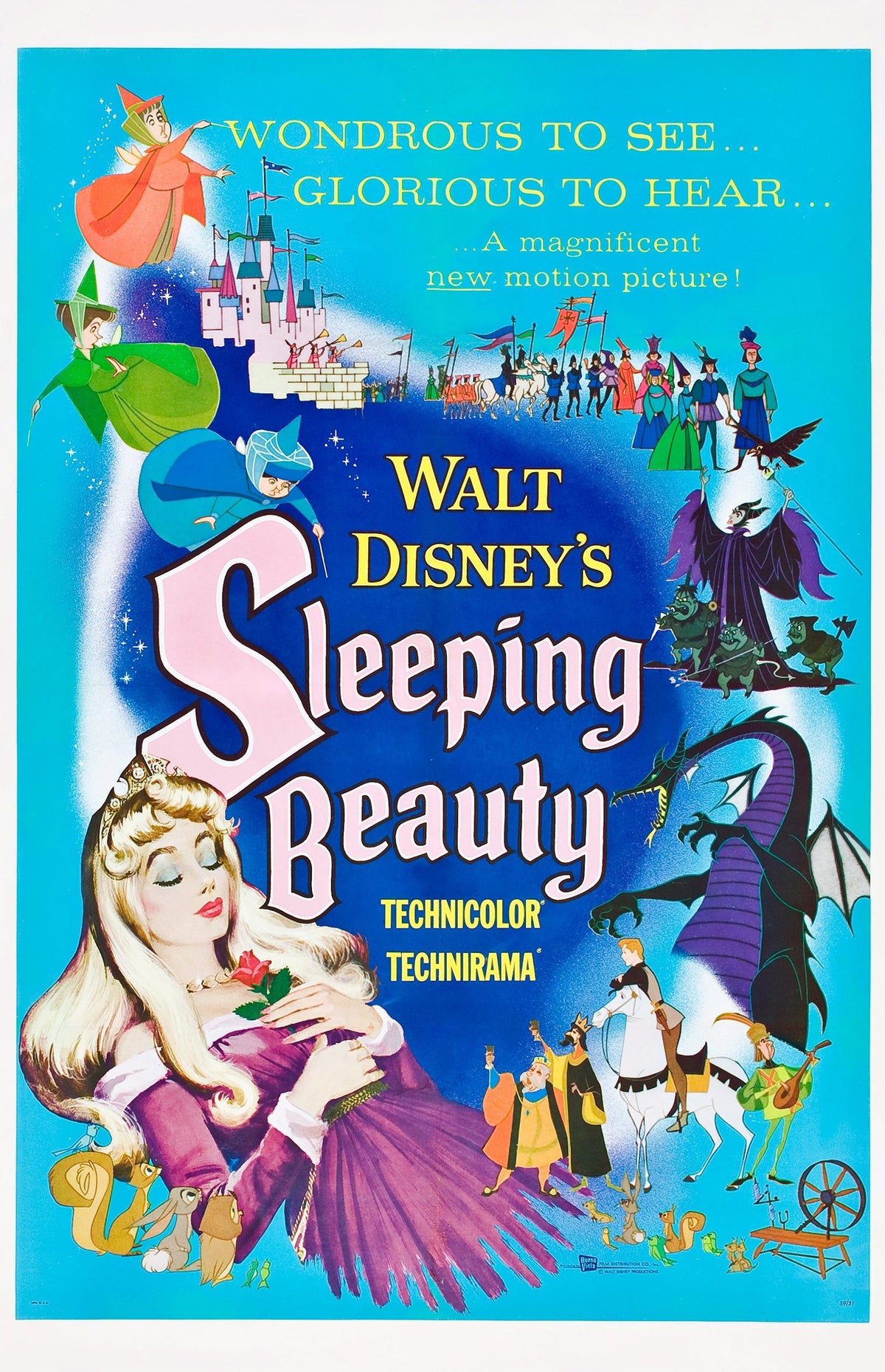 Sleeping Beauty A2 Size Movie Poster-Pixel Demon