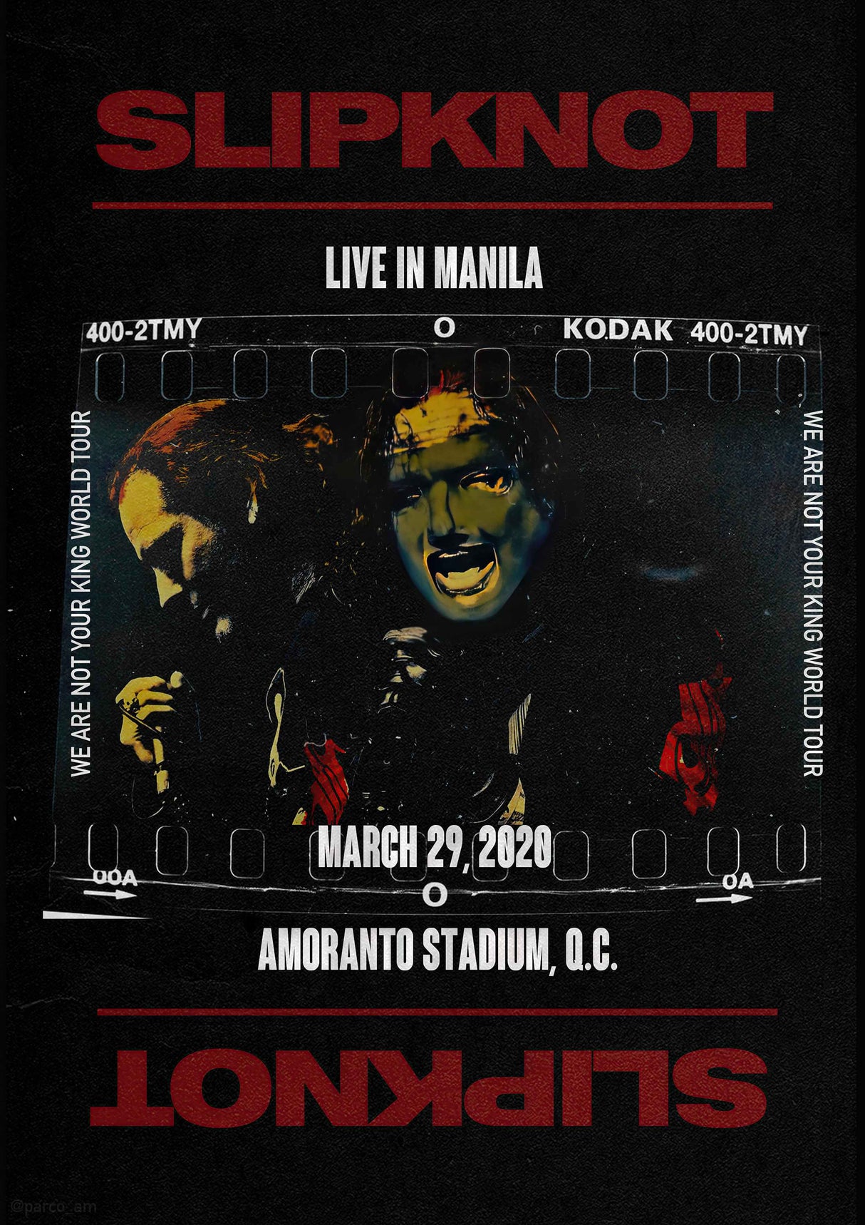 Slipknot 1 Vintage Gig A2 Size Posters-Pixel Demon