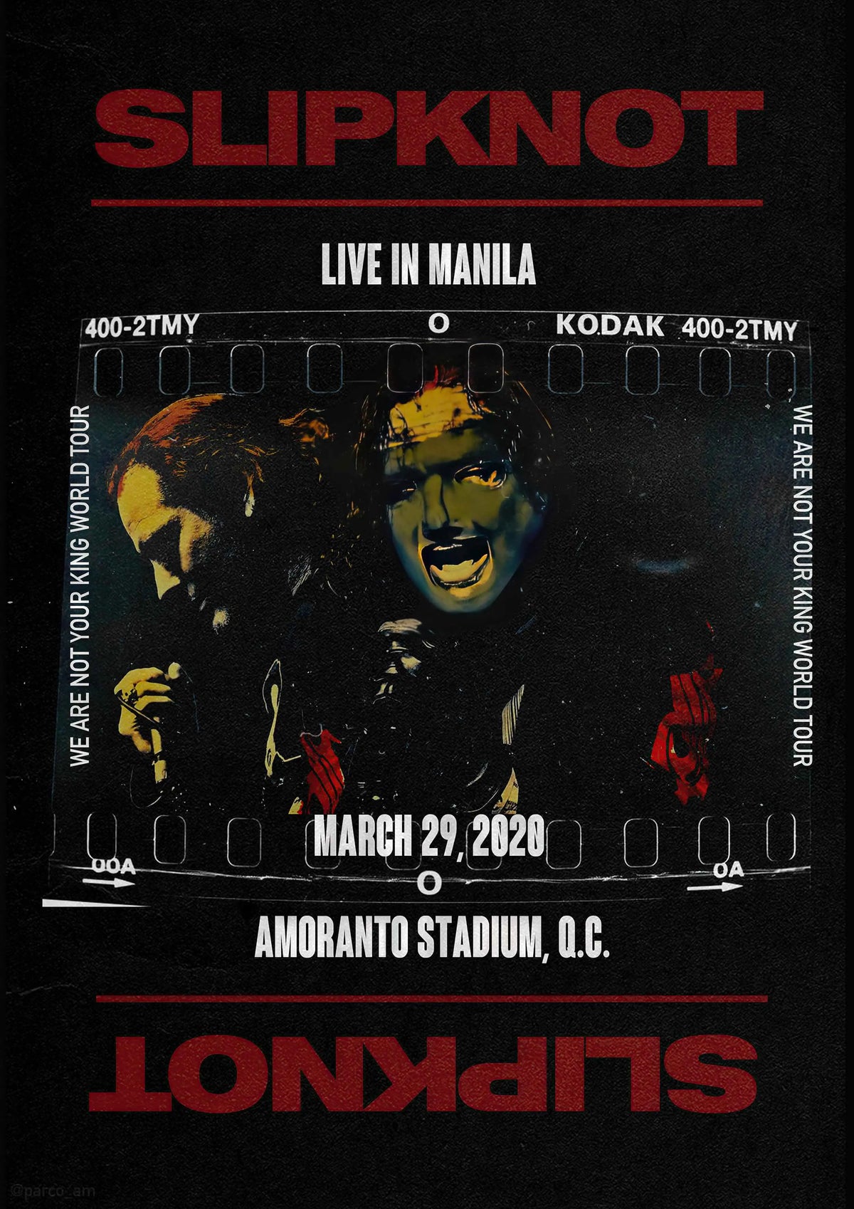 Slipknot 1 Vintage Gig A2 Size Posters-Pixel Demon