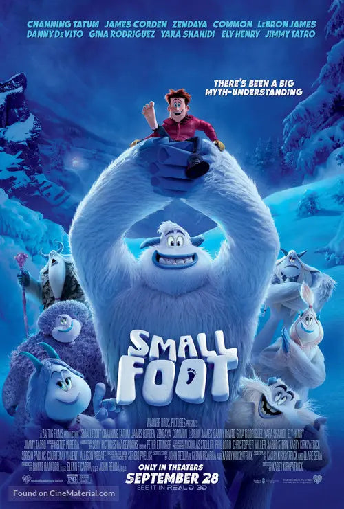 Pixel Demon Smallfoot Movie Poster A2 Size