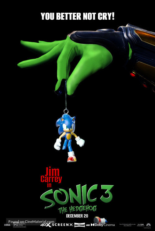 Sonic the Hedgehog 3 Movie Poster A2 Size Version 7