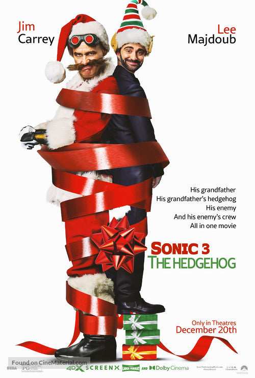 Sonic the Hedgehog 3 Movie Poster A2 Size Version 12