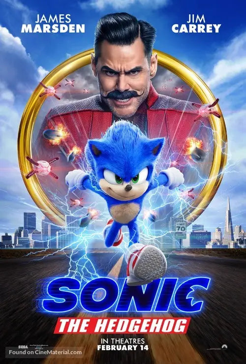 Sonic the Hedgehog A2 Movie Poster-Pixel Demon