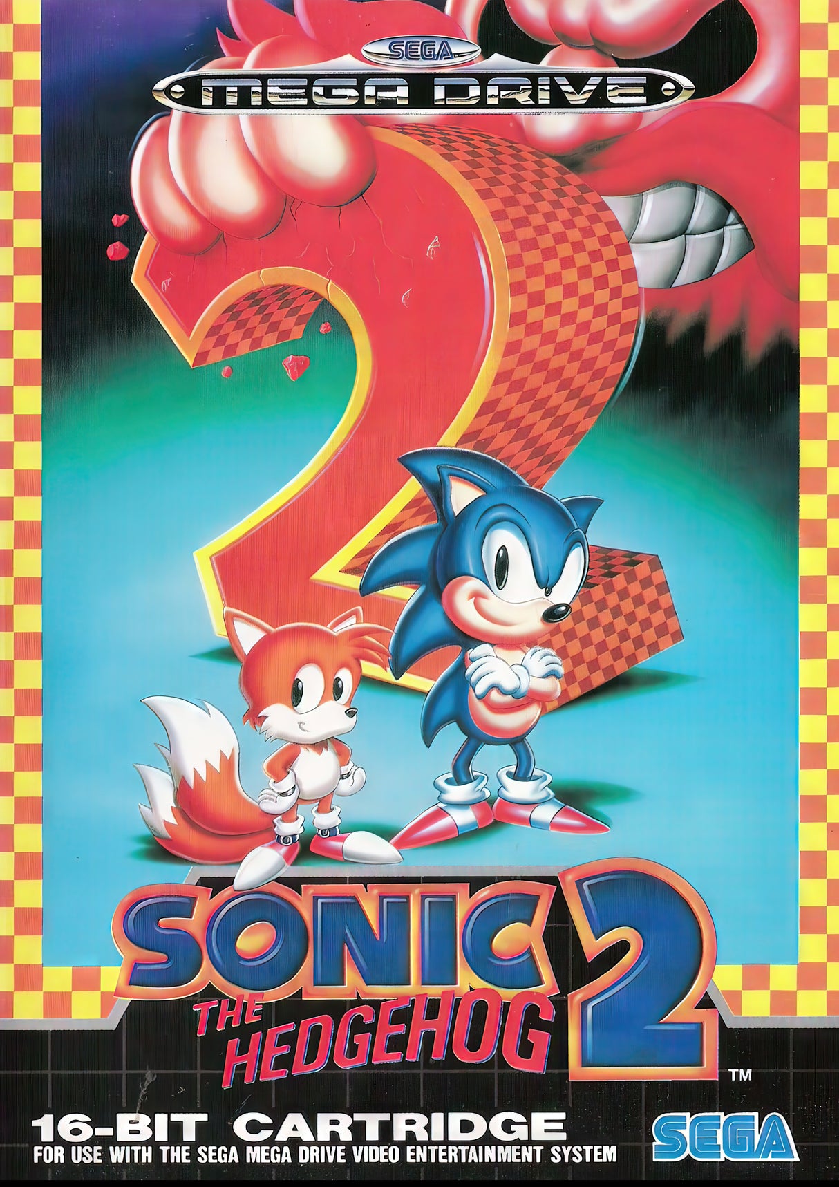 90s Sonic The Hedgehog 2 A2 Size Posters-Pixel Demon