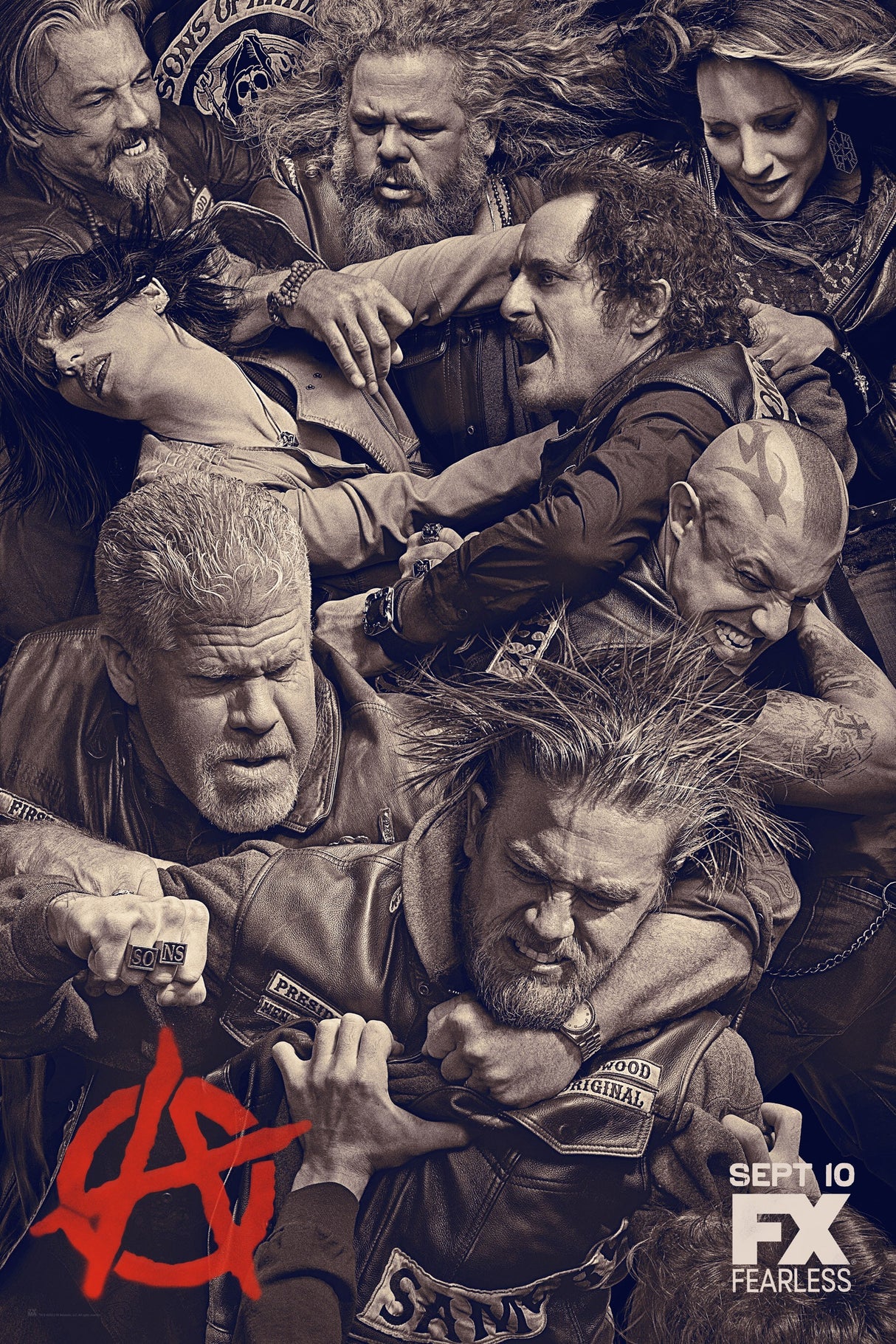 Sons Of Anarchy A2 Size Posters-Pixel Demon