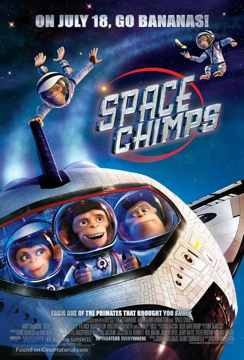 Pixel Demon Space Chimps Movie Poster A2 Size