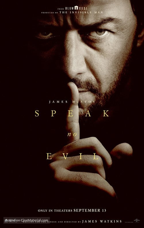 Speak No Evil (2024) Cinema Movie Poster A2 Size Version 1