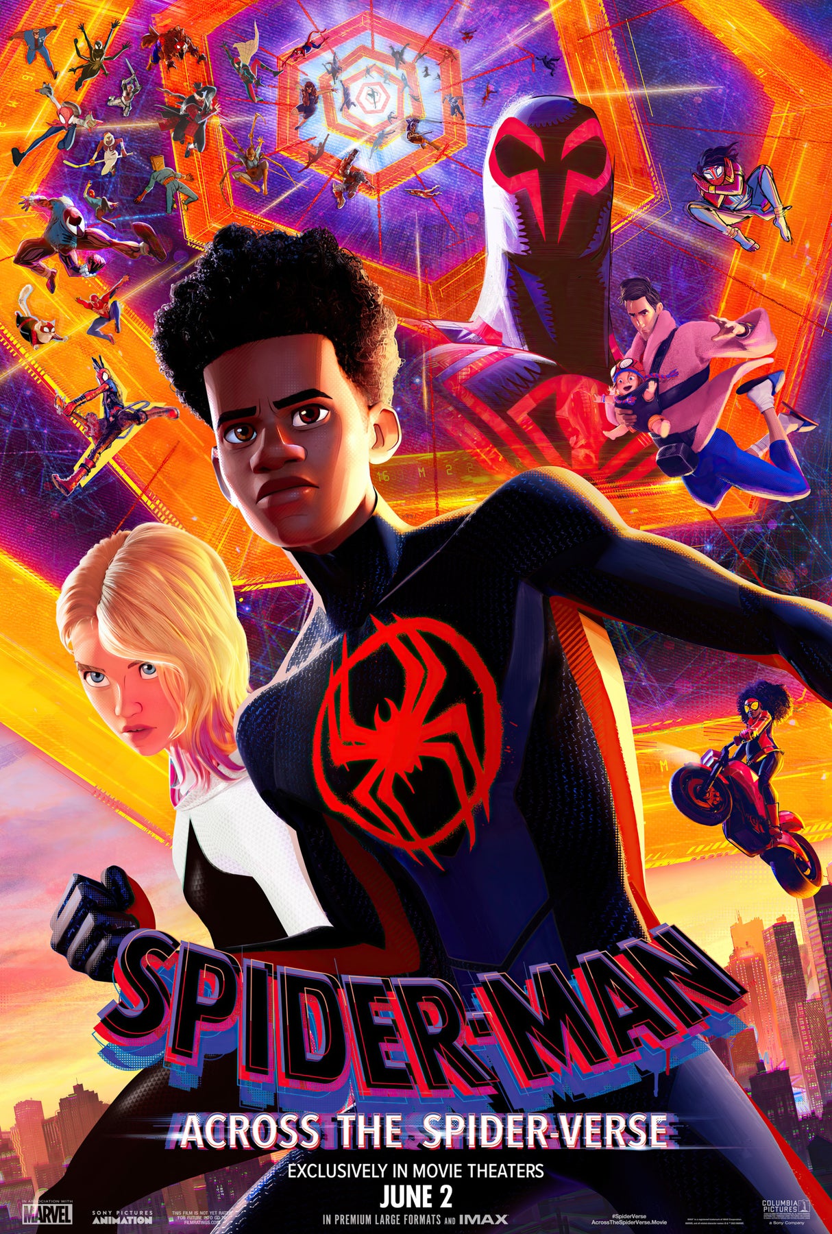 Spider-man Across The Spider-verse Design 11 A2 Size Movie Poster-Pixel Demon