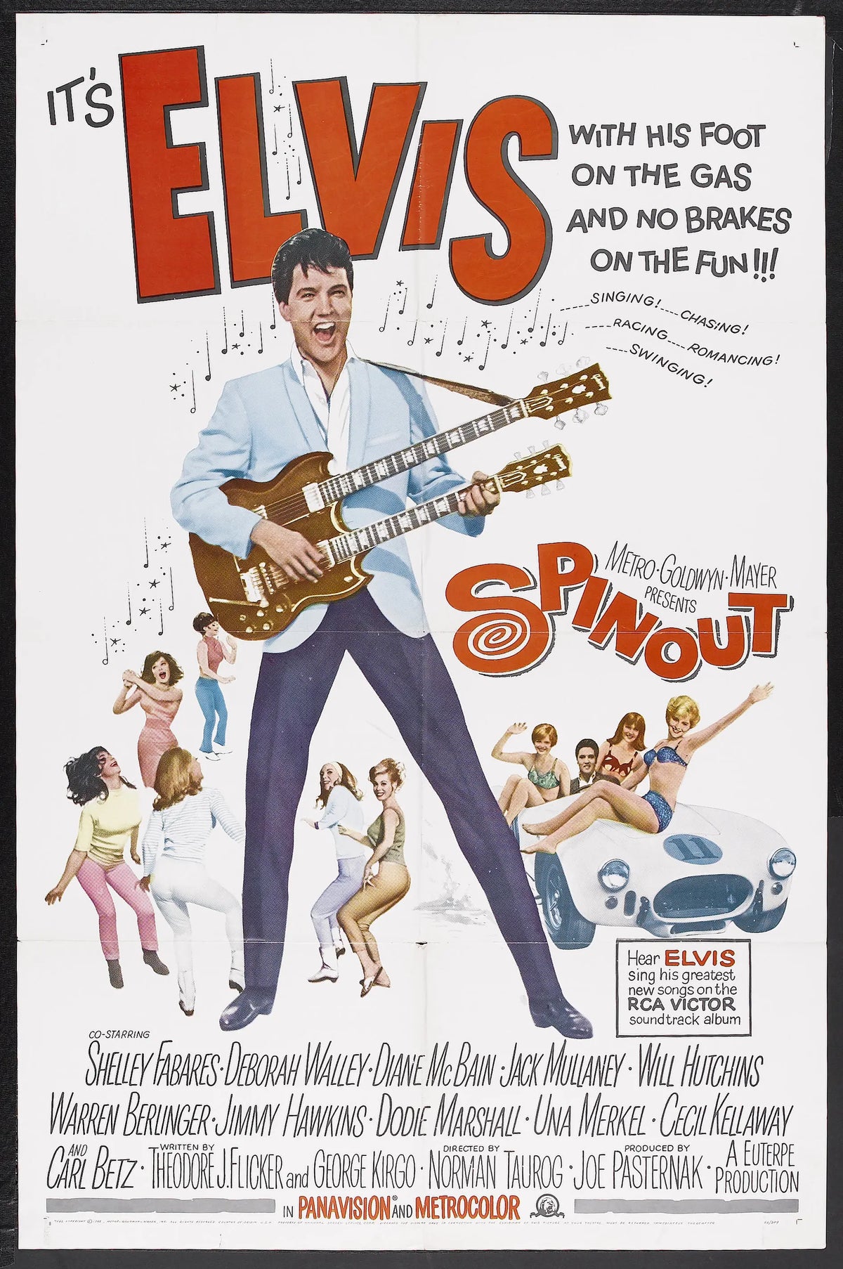 Elvis Presley Spinout A2 Size Movie Poster-Pixel Demon