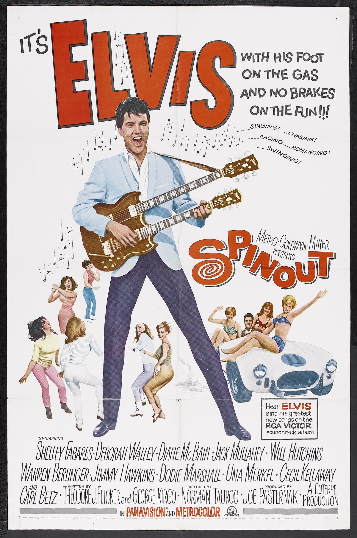 Elvis Presley Spinout A2 Size Movie Poster-Pixel Demon