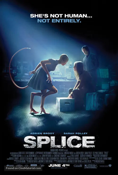 Splice Cinema Movie Poster A2 Size