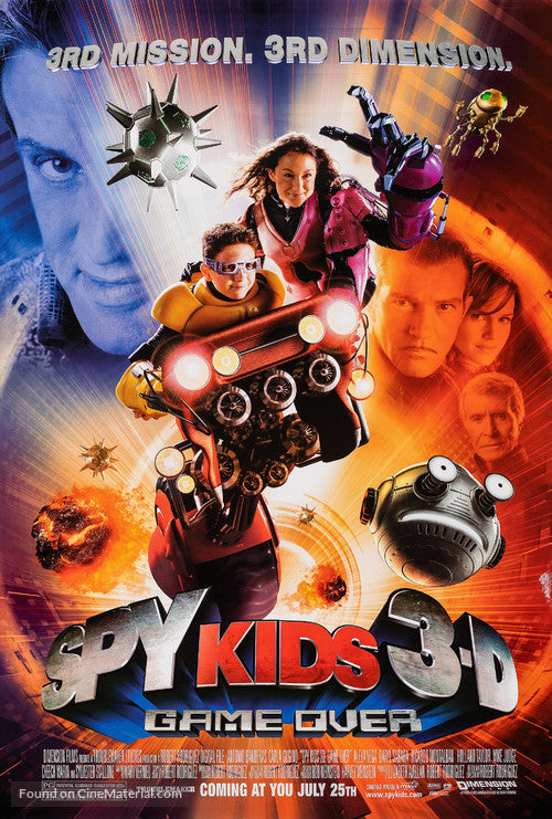 Spy Kids 3-D: Game Over A2 Movie Poster-Pixel Demon