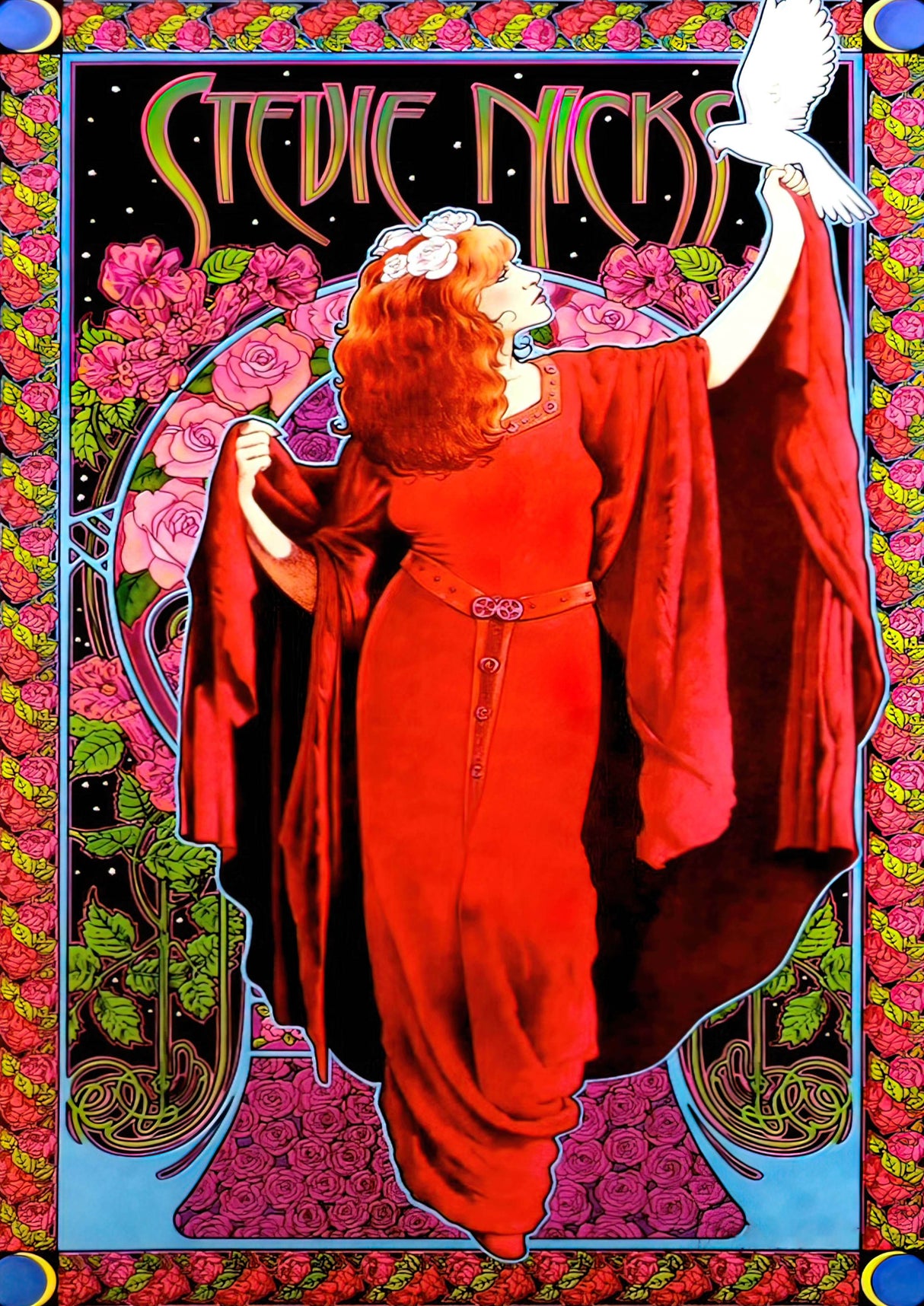 stevie nicks Vintage Gig A2 Size Posters-Pixel Demon