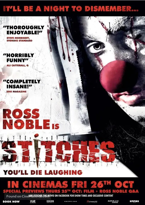 Pixel Demon Stitches Movie Poster A2 Size
