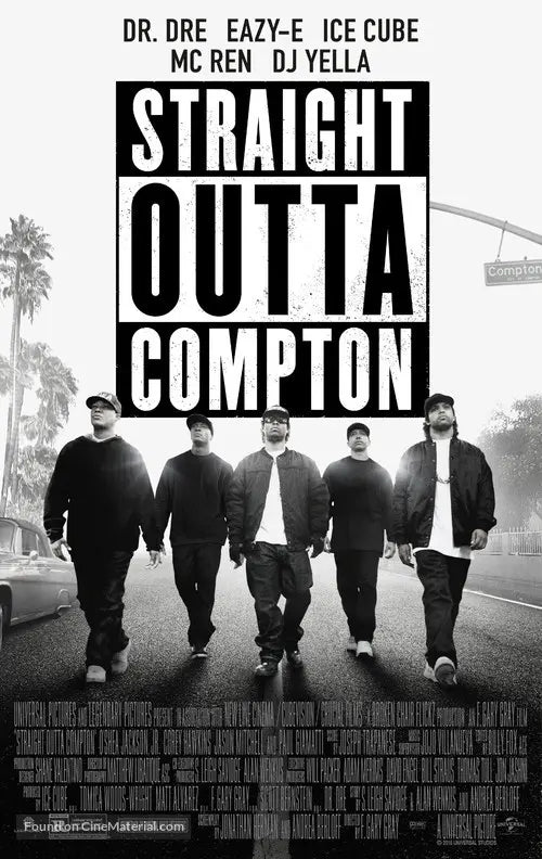 Straight Outta Compton Cinema Movie Poster A2 Size