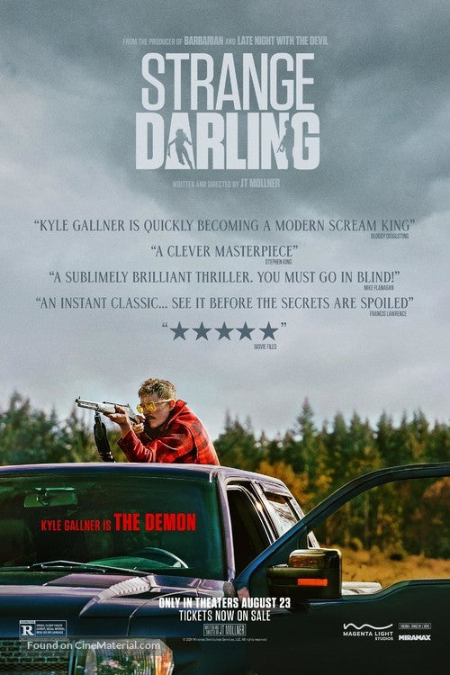 Strange Darling Cinema Movie Poster A2 Size Version 2