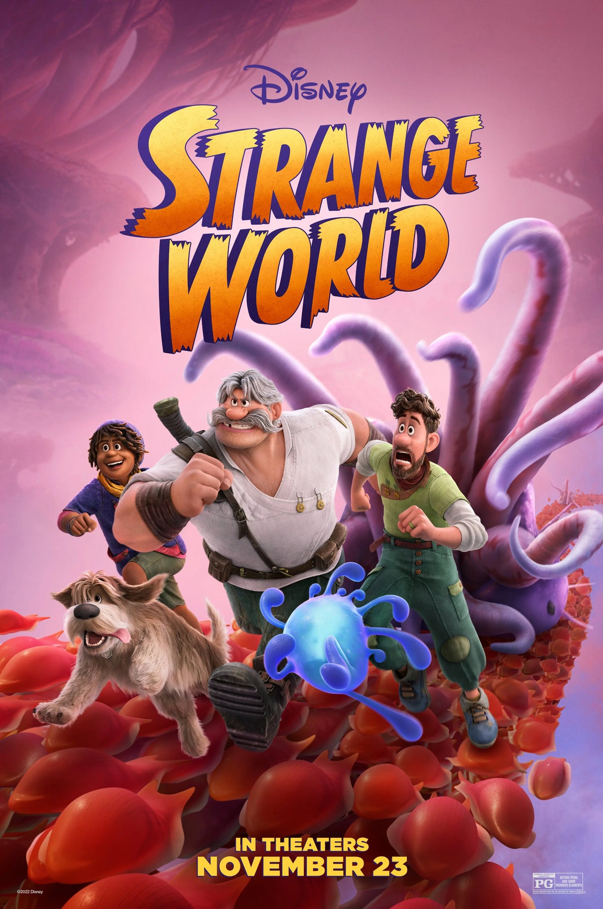 Strange World A2 Size Movie Poster-Pixel Demon