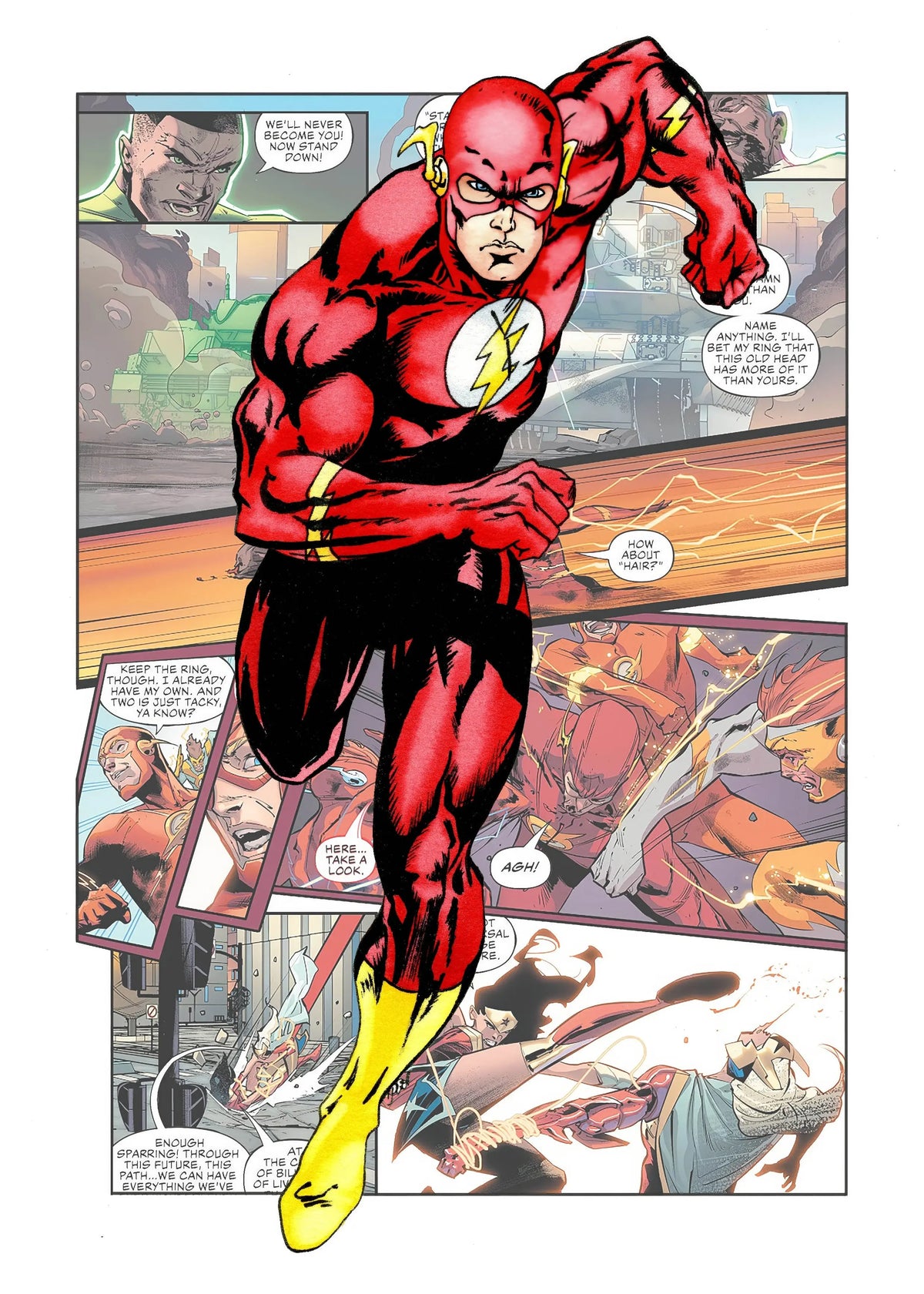 Superhero Comic Style Flash A2 Size Posters-Pixel Demon