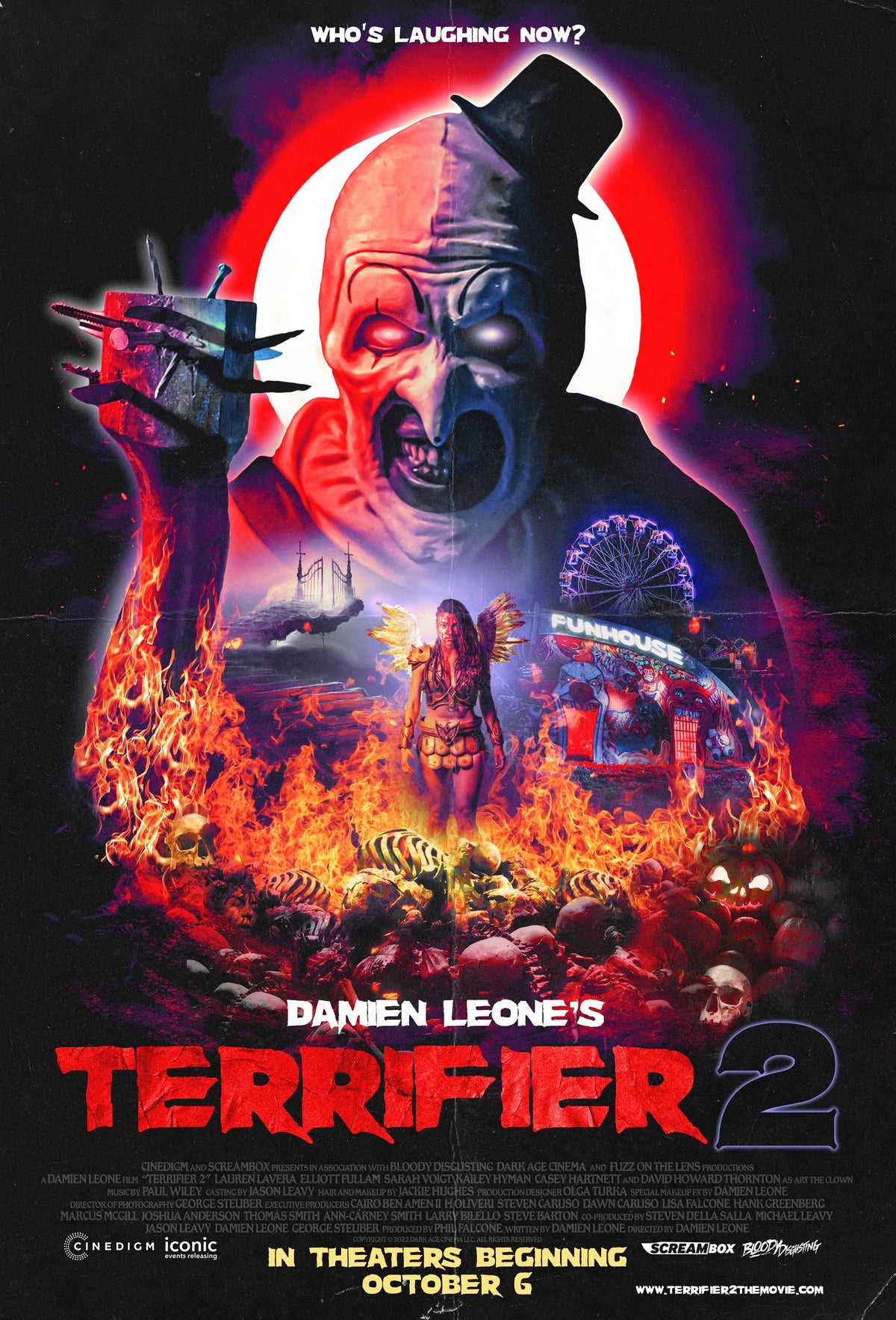 Terrifier 2 A2 Size Movie Poster-Pixel Demon