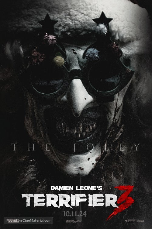 Terrifier 3 Movie Poster A2 Size Version 7