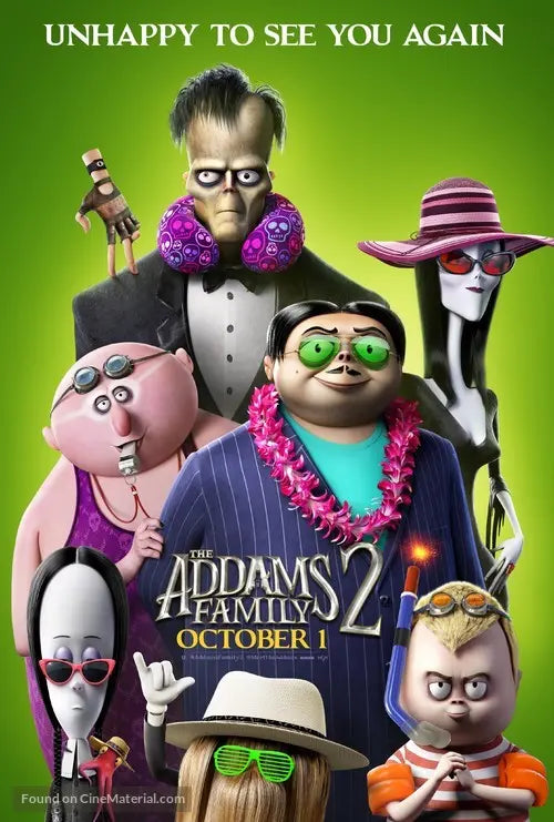 The Addams Family 2 A2 Movie Poster-Pixel Demon