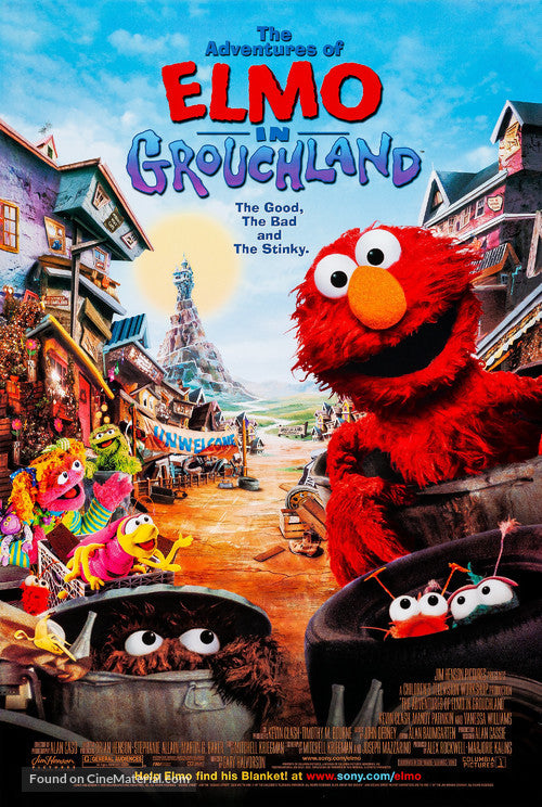 Pixel Demon The Adventures of Elmo in Grouchland Movie Poster A2 Size