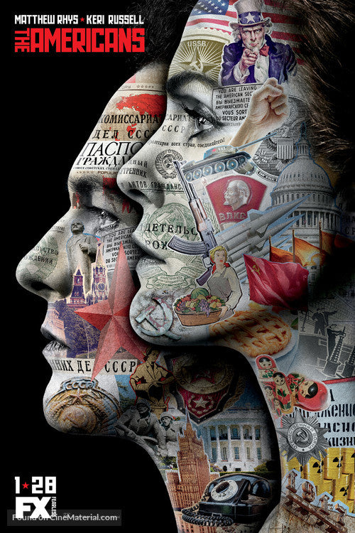 The Americans TV Series Poster A2 Size Version 3