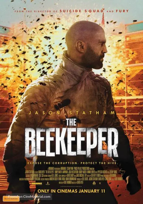 The Beekeeper Cinema Movie Poster A2 Size Version 3