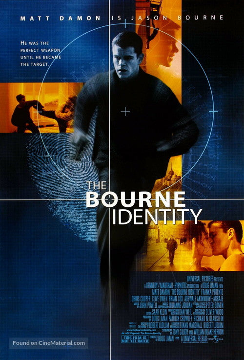 The Bourne Identity A2 Movie Poster-Pixel Demon