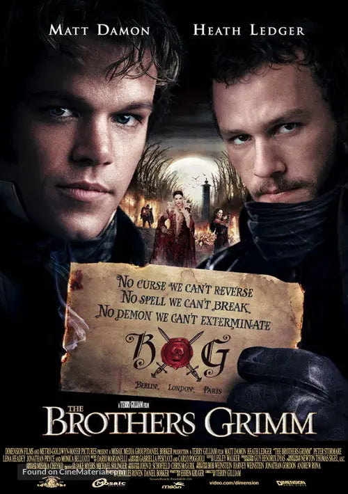 The Brothers Grimm Cinema Movie Poster A2 Size