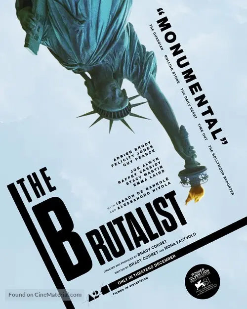 The Brutalist Movie Poster A2 Size