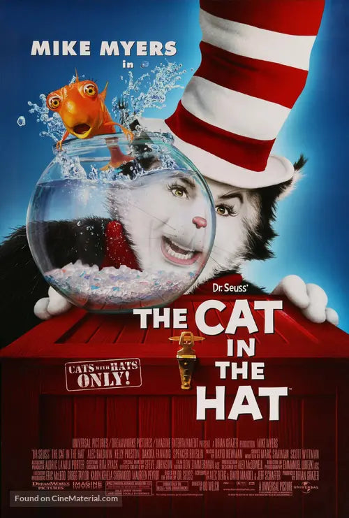 The Cat in the Hat A2 Movie Poster-Pixel Demon
