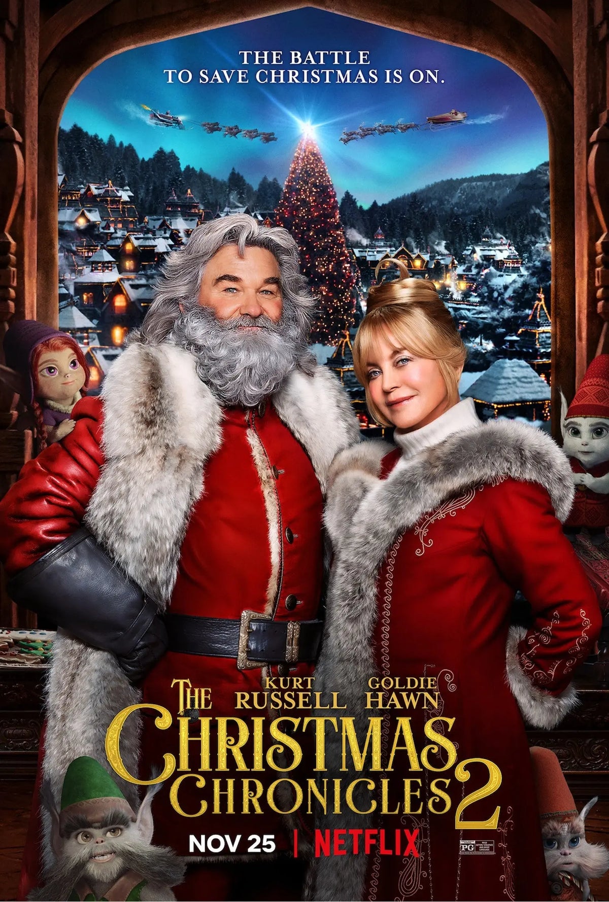 The Christmas Chronicles: Part Two A2 Size Movie Poster-Pixel Demon