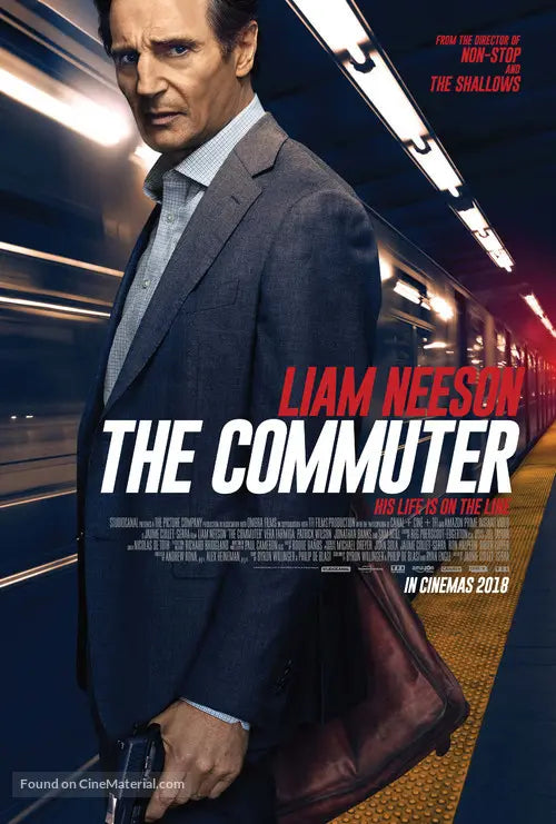 The Commuter Cinema Movie Poster A2 Size