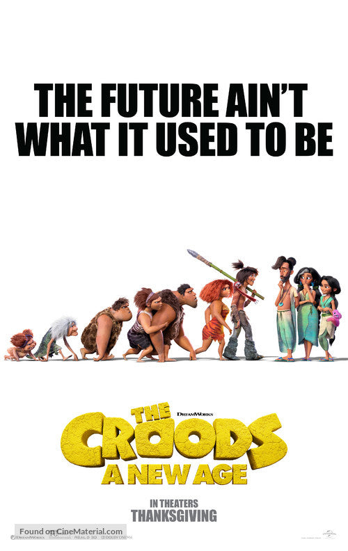 The Croods: A New Age A2 Movie Poster-Pixel Demon