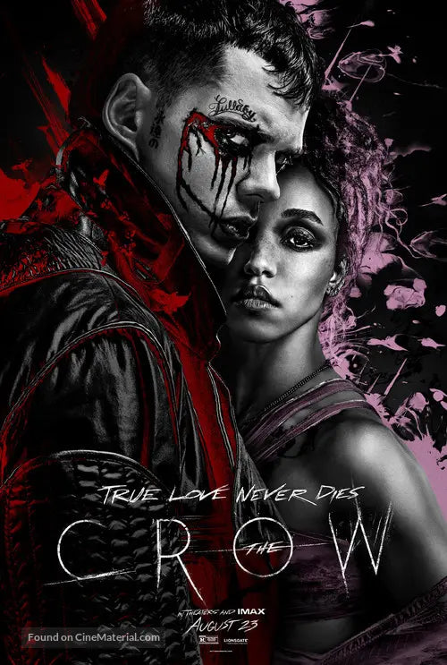 The Crow (2024) Cinema Movie Poster A2 Size Version 1