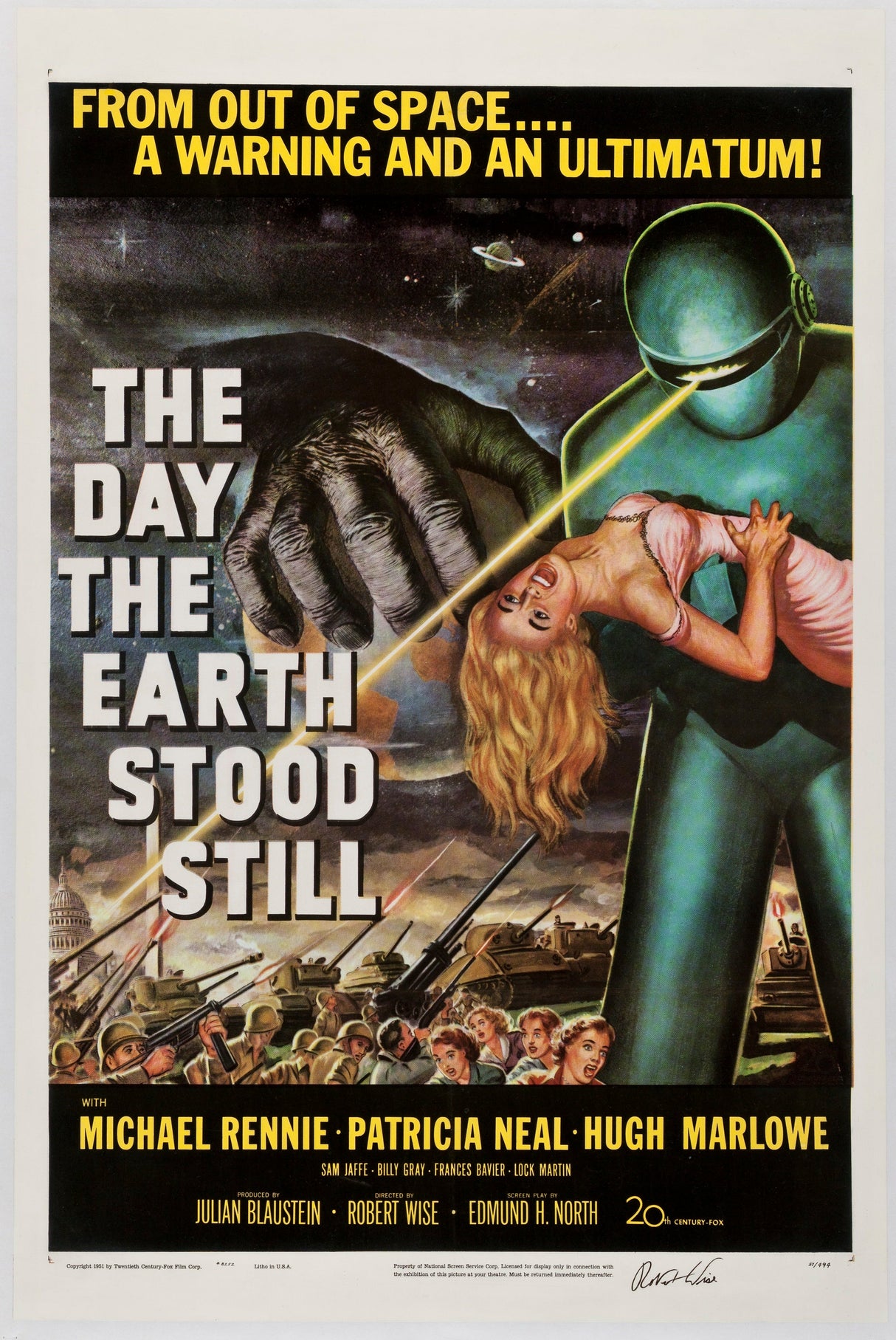The Day The Earth Stood Still A2 Size Movie Poster-Pixel Demon