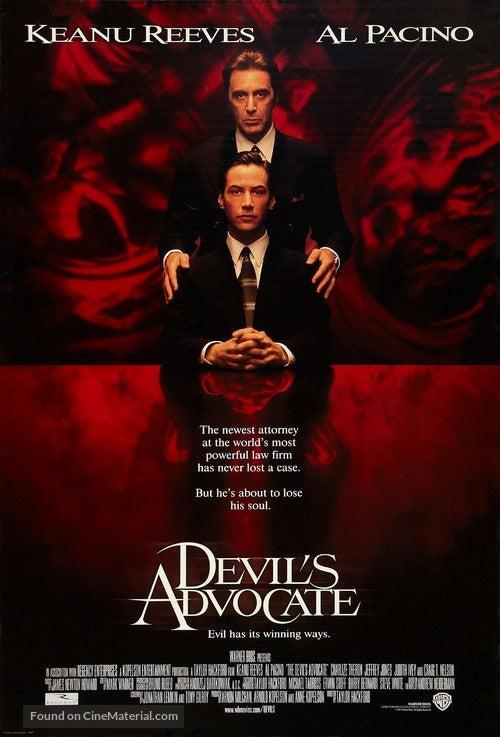 The Devil's Advocate A2 Movie Poster-Pixel Demon