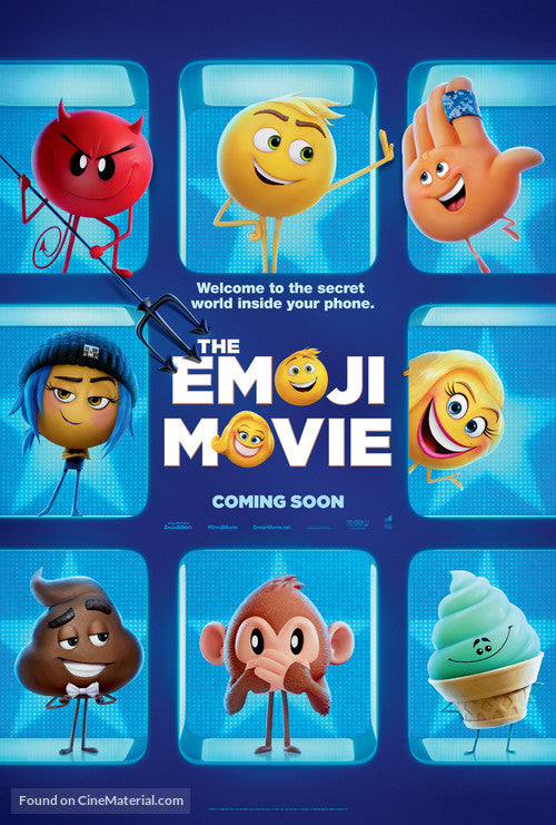 The Emoji Movie A2 Movie Poster-Pixel Demon