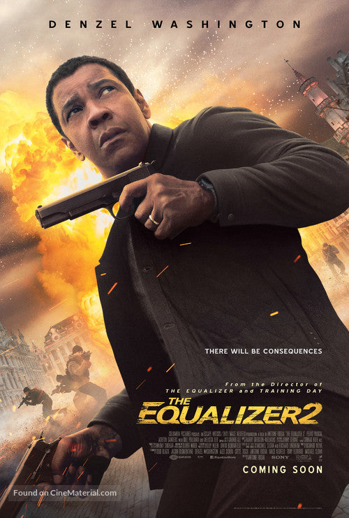 The Equalizer 2 A2 Movie Poster-Pixel Demon