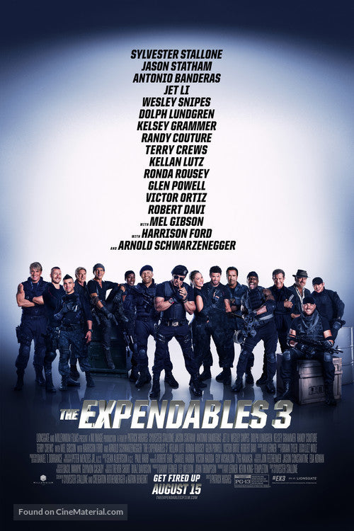 The Expendables 3 A2 Movie Poster-Pixel Demon