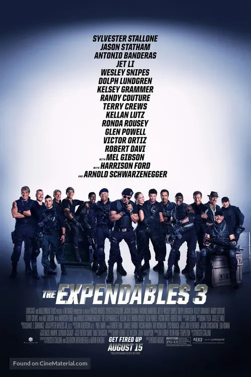 The Expendables 3 A2 Movie Poster-Pixel Demon