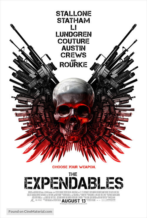The Expendables A2 Movie Poster-Pixel Demon