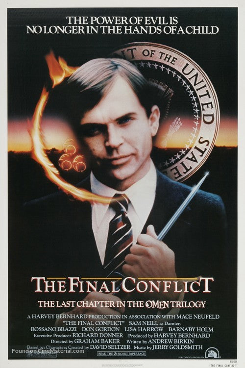 Pixel Demon Omen III: The Final Conflict Movie Poster A2 Size