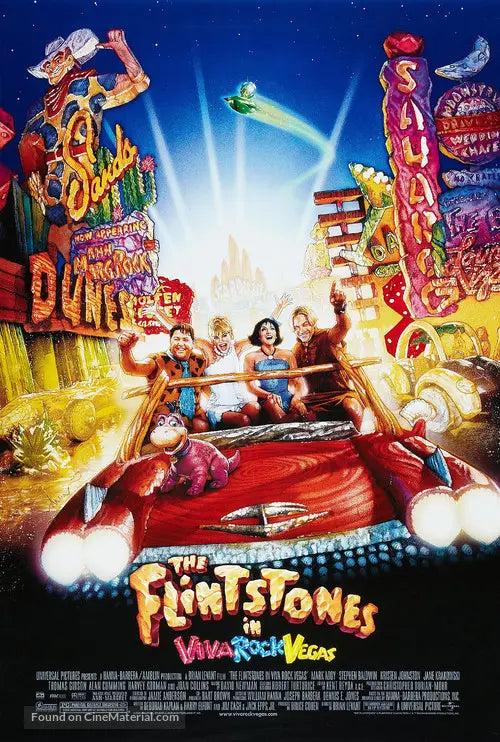 The Flintstones in Viva Rock Vegas Cinema Movie Poster A2 Size