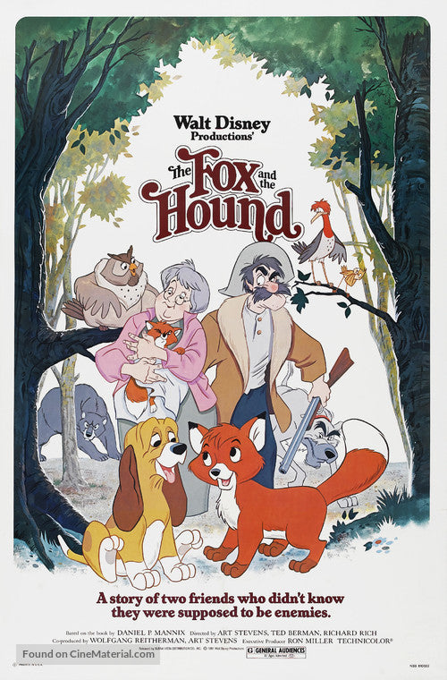 The Fox and the Hound A2 Movie Poster-Pixel Demon