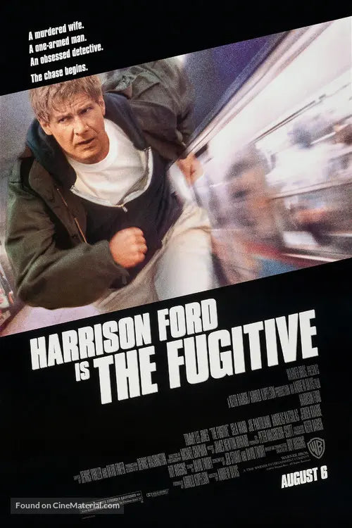 The Fugitive Cinema Movie Poster A2 Size