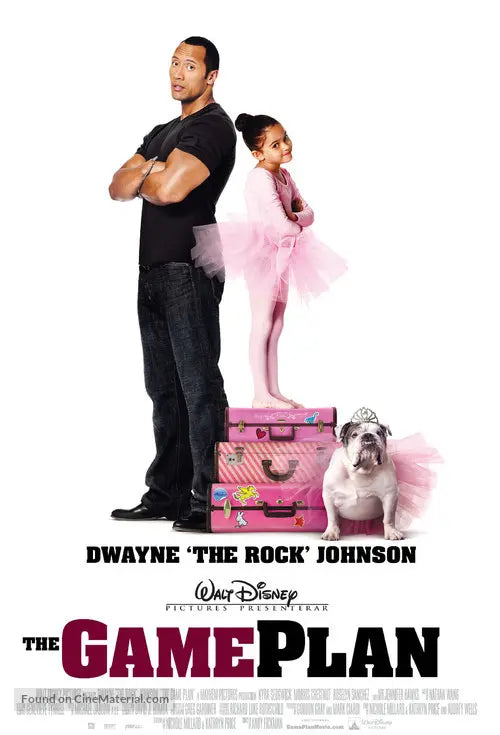 Pixel Demon The Game Plan Movie Poster A2 Size
